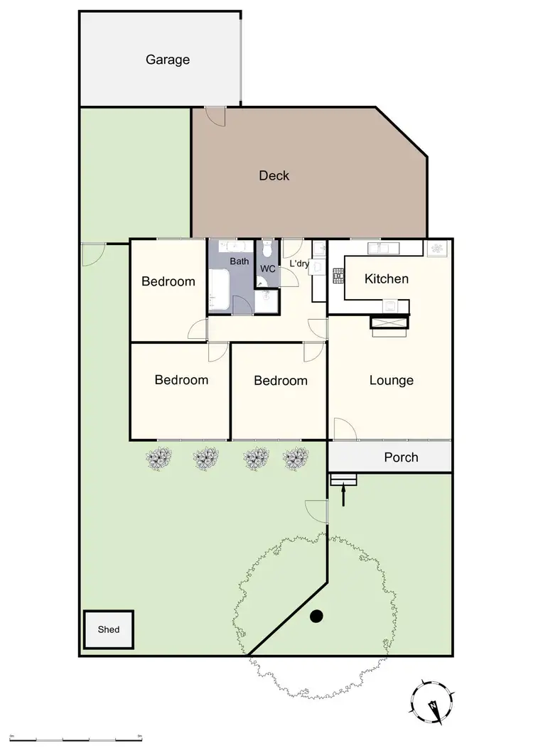 Floorplan of Homely house listing, 1/8 Litchfield Avenue, Ferntree Gully VIC 3156