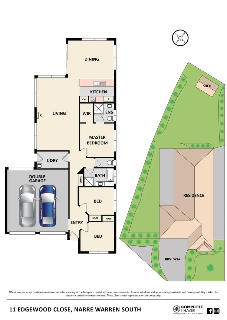 Floorplan of Homely house listing, 11 Edgewood Close, Narre Warren South VIC 3805