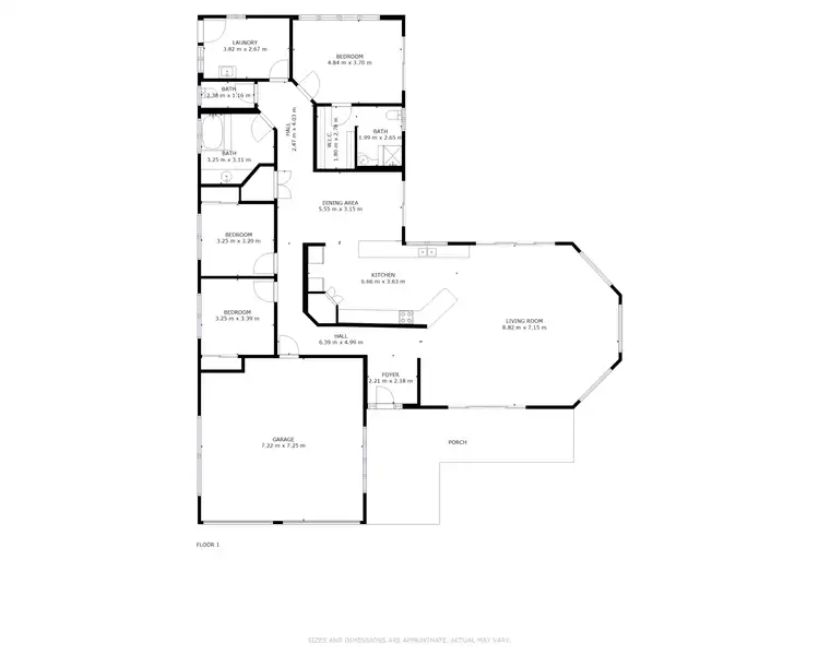 Floorplan of Homely house listing, 5-7 Briggs Close, Gordonvale QLD 4865