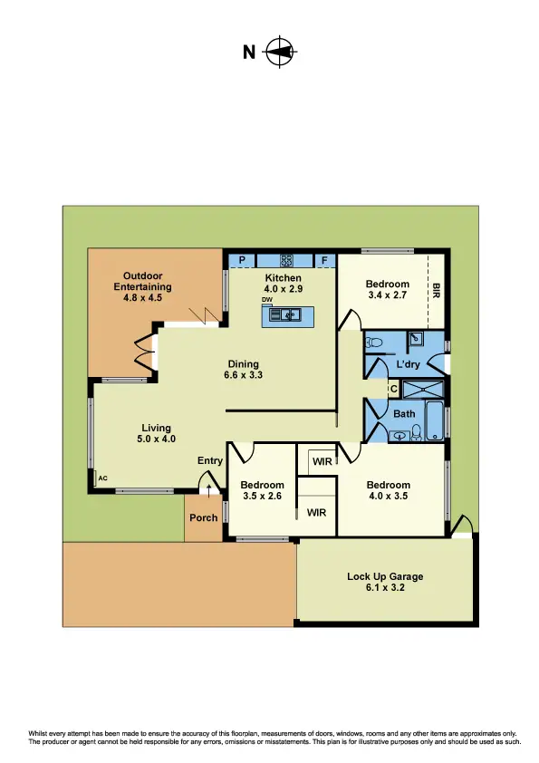 Floorplan of Homely unit listing, 2/24 Ernest Street, Sunshine VIC 3020