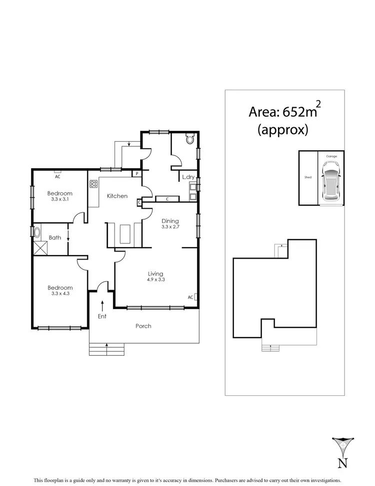 Floorplan of Homely house listing, 2 Brownfield Street, Parkdale VIC 3195