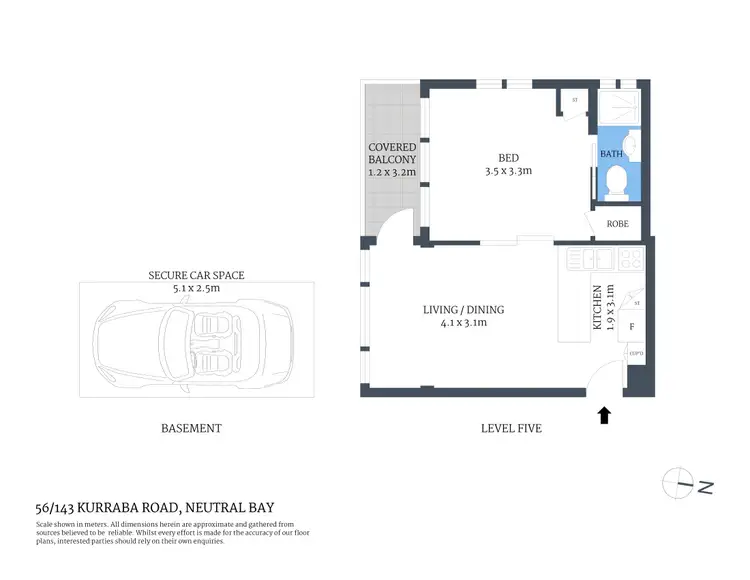 Floorplan of Homely apartment listing, 56/143 Kurraba Road, Neutral Bay NSW 2089