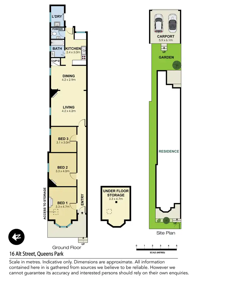 Floorplan of Homely house listing, 16 Alt Street, Queens Park NSW 2022