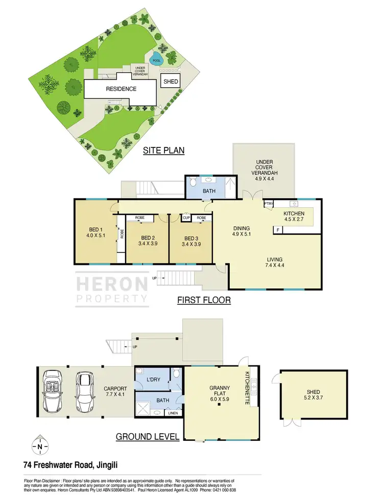 Floorplan of Homely house listing, 74 Freshwater Road, Jingili NT 810