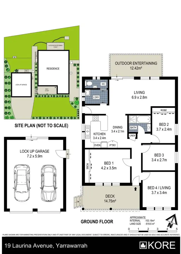 Floorplan of Homely house listing, 19 Laurina Avenue, Yarrawarrah NSW 2233