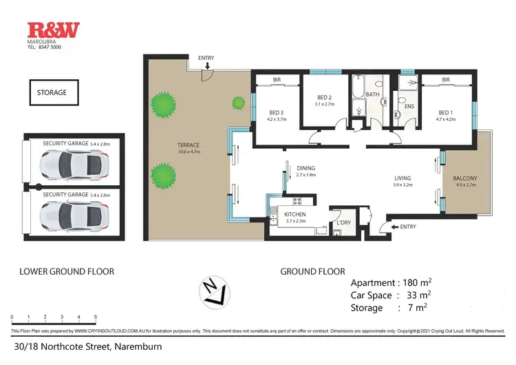Floorplan of Homely unit listing, 30/18 Northcote Street, Naremburn NSW 2065