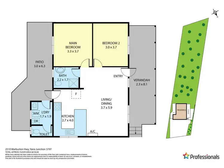 Floorplan of Homely house listing, 2510 Warburton Highway, Yarra Junction VIC 3797