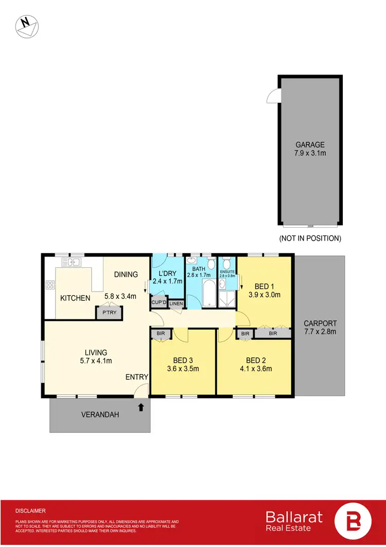 Floorplan of Homely house listing, 7 Indi Street, Alfredton VIC 3350
