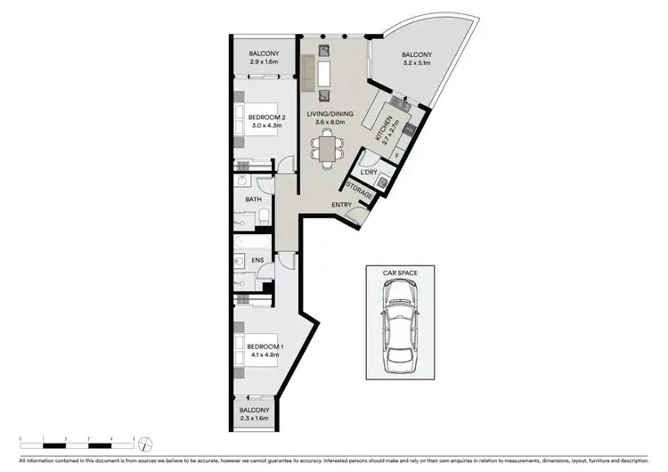 Floorplan of Homely unit listing, 57/26 Hassall Street, Parramatta NSW 2150