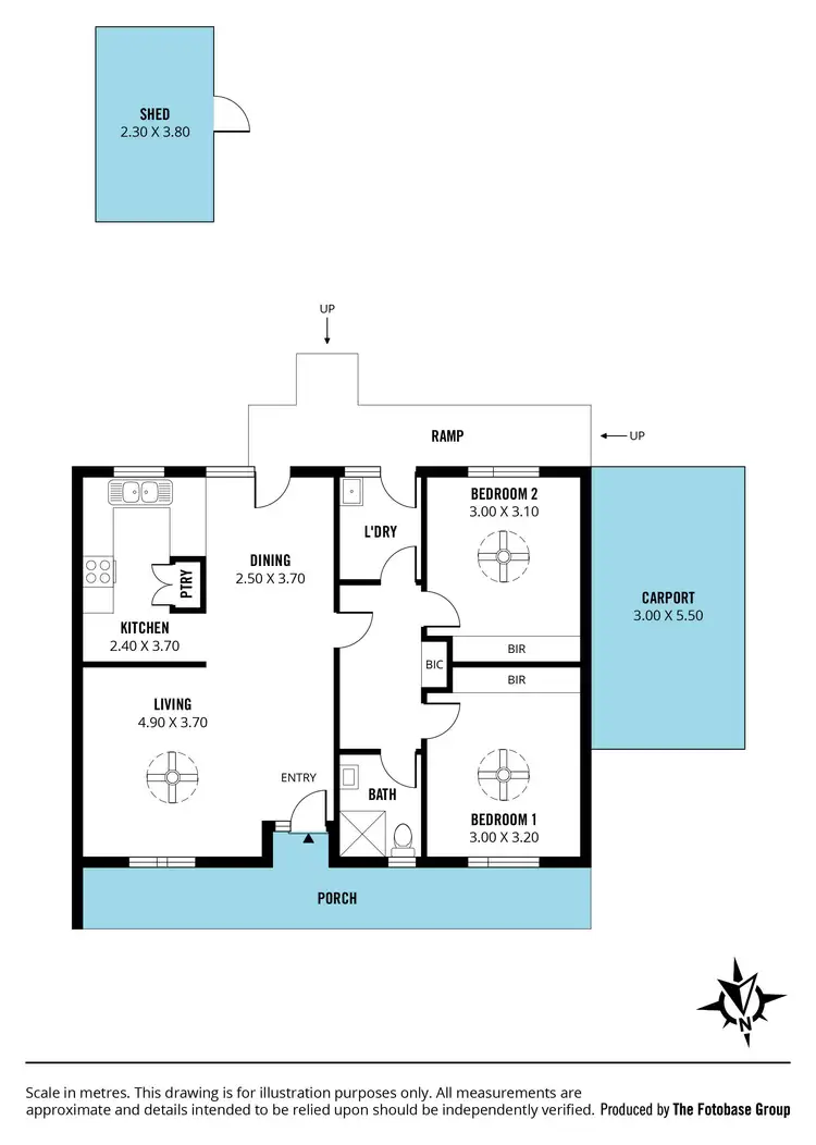 Floorplan of Homely house listing, 2 Hepburn Road, Christie Downs SA 5164