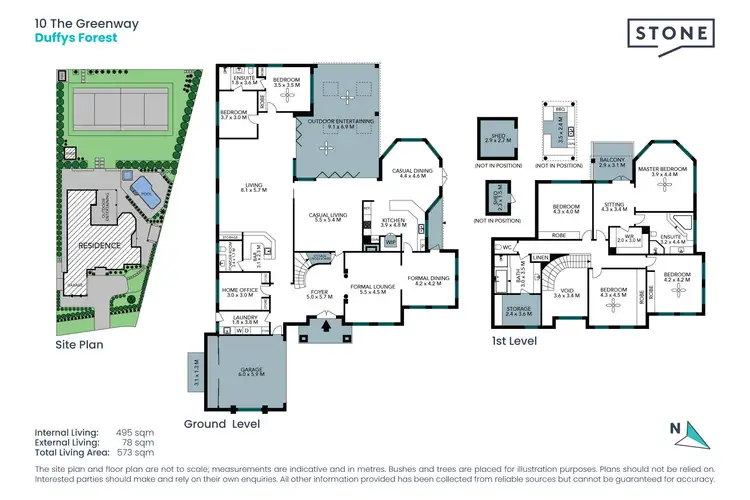 Floorplan of Homely house listing, 10 The Greenway, Duffys Forest NSW 2084