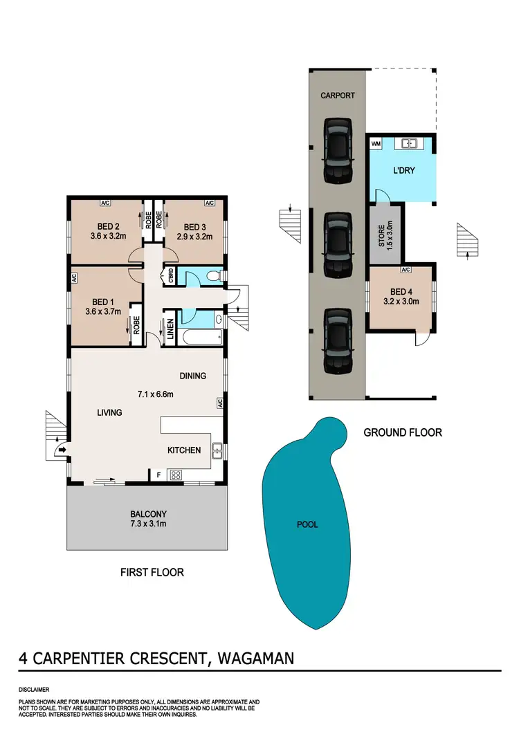 Floorplan of Homely house listing, 4 Carpentier Crescent, Wagaman NT 810