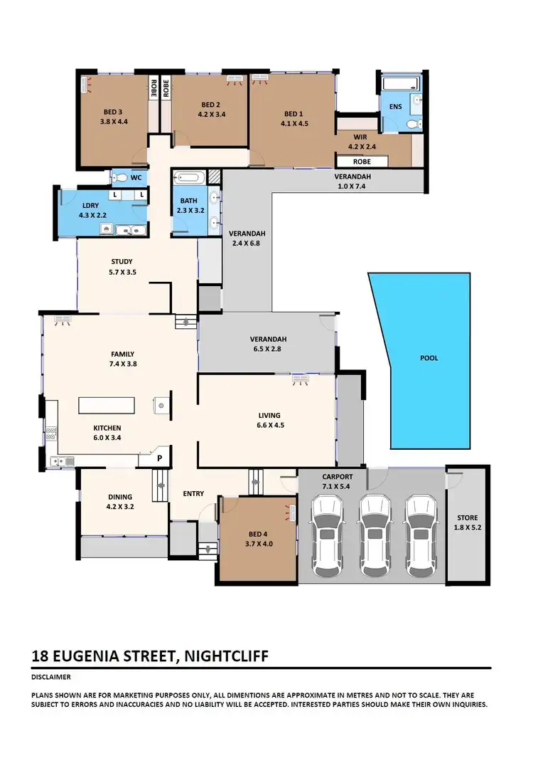Floorplan of Homely house listing, 18 Eugenia Street, Nightcliff NT 810