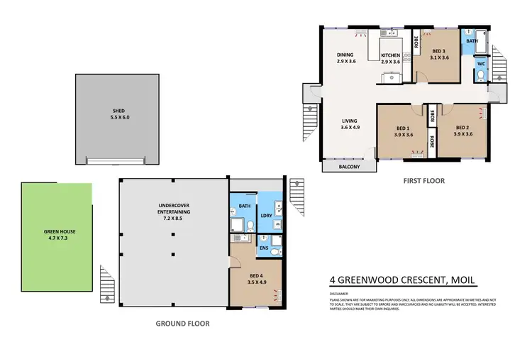 Floorplan of Homely house listing, 4 Greenwood Crescent, Moil NT 810
