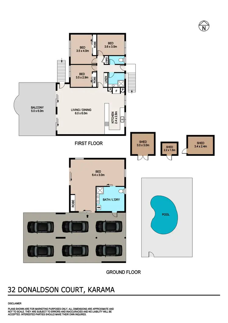 Floorplan of Homely house listing, 32 Donaldson Court, Karama NT 812