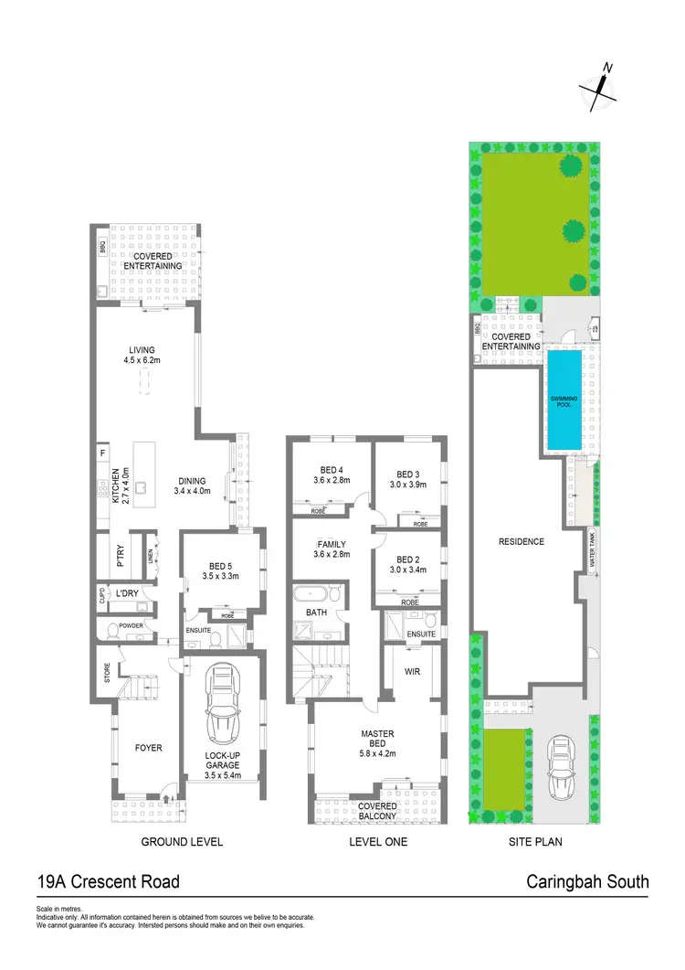 Floorplan of Homely semi-detached listing, 19a Crescent Road, Caringbah South NSW 2229