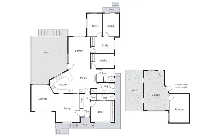 Floorplan of Homely house listing, 19 Colvin Street, Hughes ACT 2605