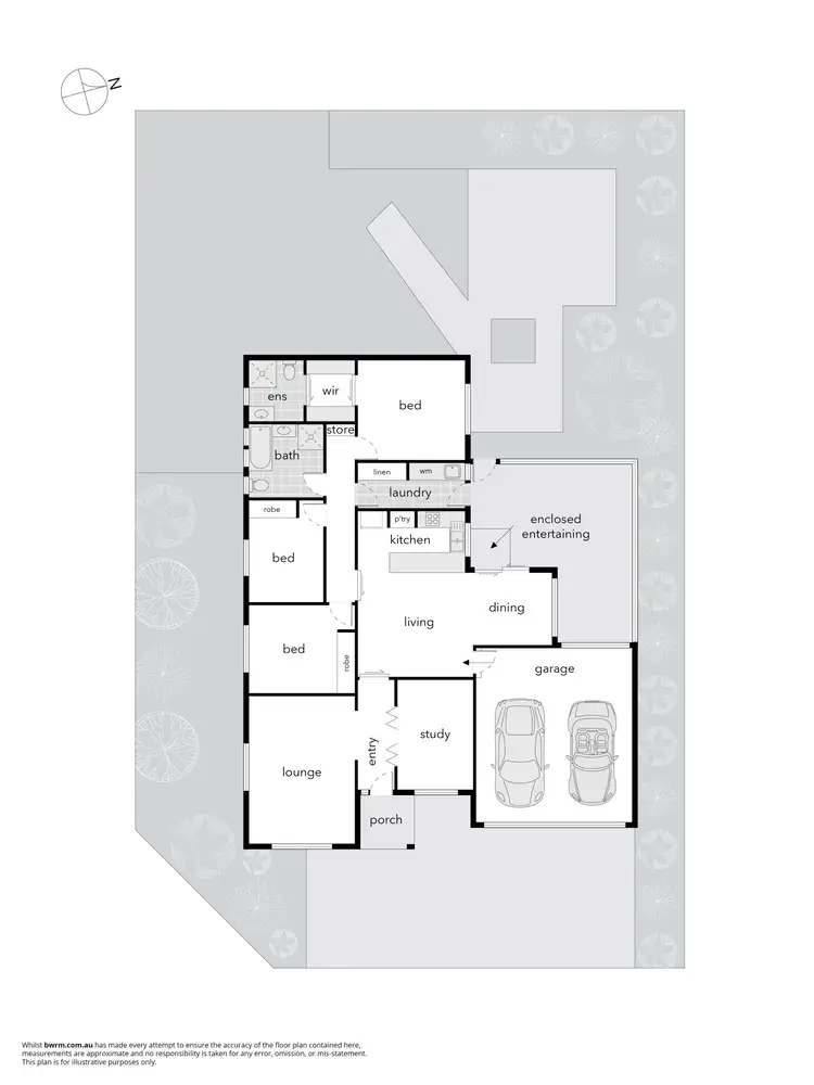 Floorplan of Homely house listing, 72 Gouldsmith Street, Dunlop ACT 2615