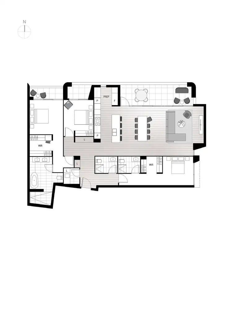 Floorplan of Homely unit listing, 14/7 State Circle, Forrest ACT 2603