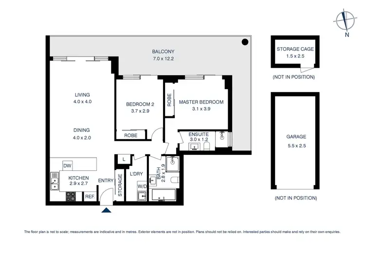 Floorplan of Homely unit listing, 203/8a Myrtle Street, Prospect NSW 2148