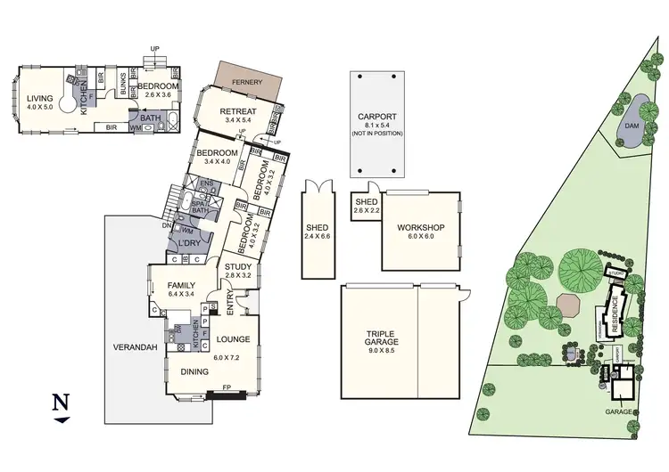 Floorplan of Homely house listing, 12 Old Kinglake Road, Steels Creek VIC 3775