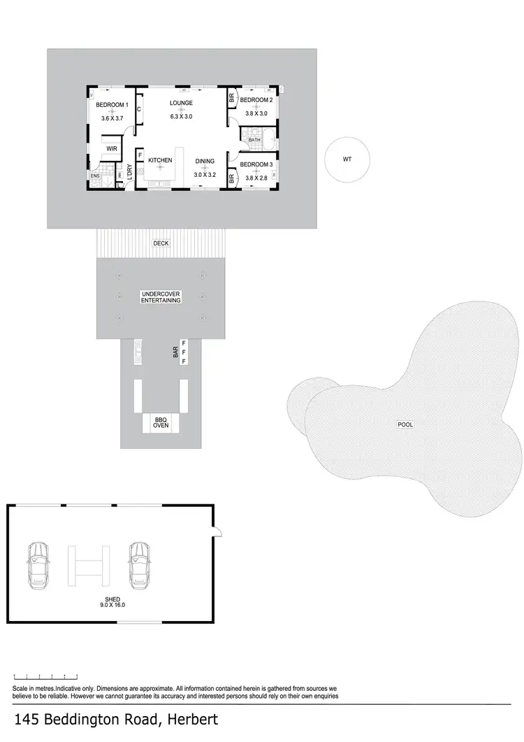 Floorplan of Homely house listing, 145 Beddington Road, Herbert NT 836