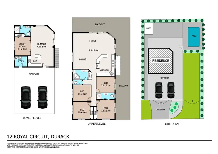 Floorplan of Homely house listing, 12 Royal Circuit, Durack NT 830
