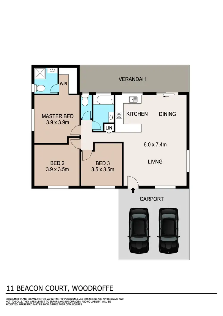 Floorplan of Homely house listing, 11 Beacon Court, Woodroffe NT 830