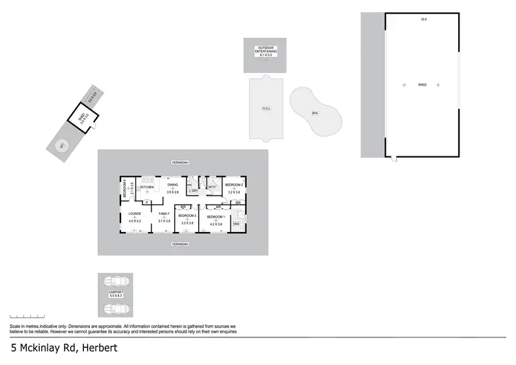 Floorplan of Homely house listing, 5 McKinlay Road, Herbert NT 836