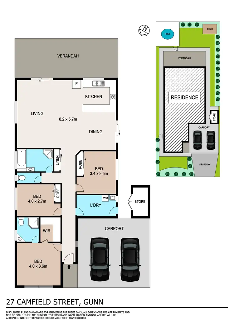 Floorplan of Homely house listing, 27 Camfield Street, Gunn NT 832