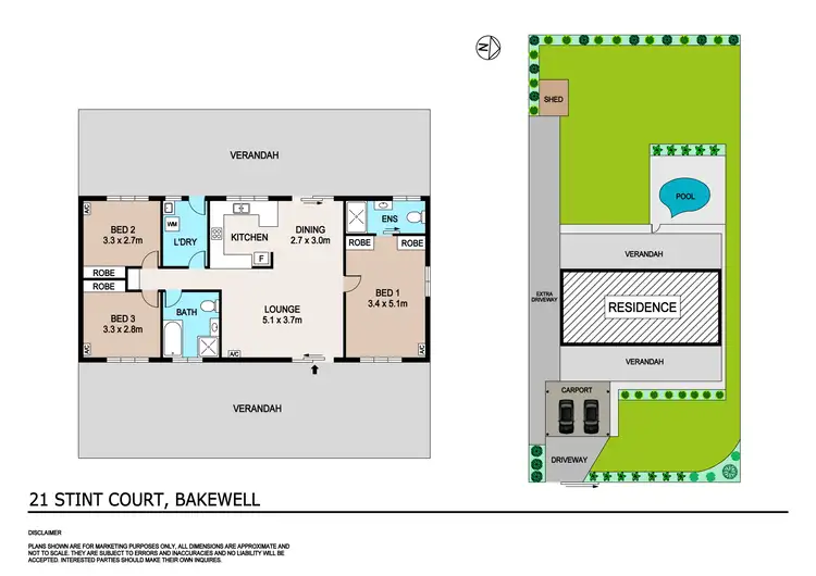 Floorplan of Homely house listing, 21 Stint Court, Bakewell NT 832