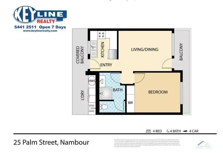 Floorplan of Homely block of units listing, 25 Palm Street, Nambour QLD 4560
