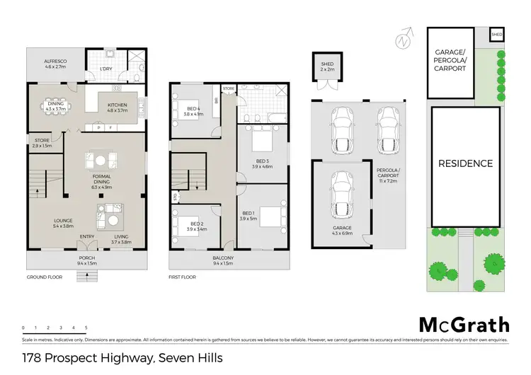 Floorplan of Homely house listing, 178 Prospect Highway, Seven Hills NSW 2147