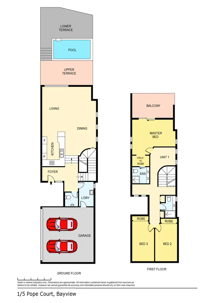 Floorplan of Homely townhouse listing, 1/5 Pope Court, Bayview NT 820