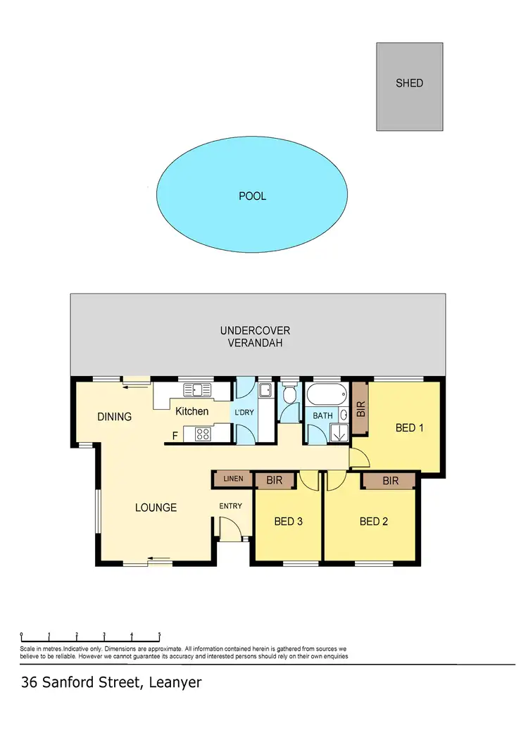 Floorplan of Homely house listing, 36 Sanford Street, Leanyer NT 812