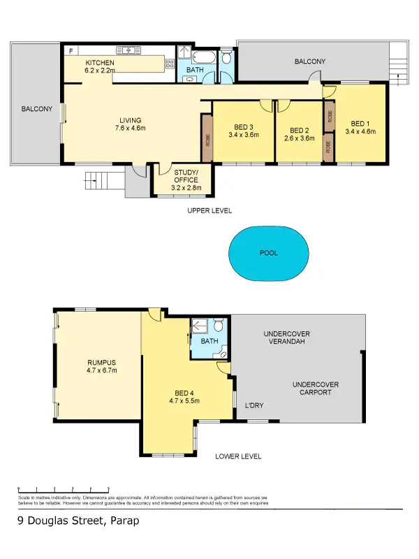 Floorplan of Homely house listing, 9 Douglas Street, Parap NT 820