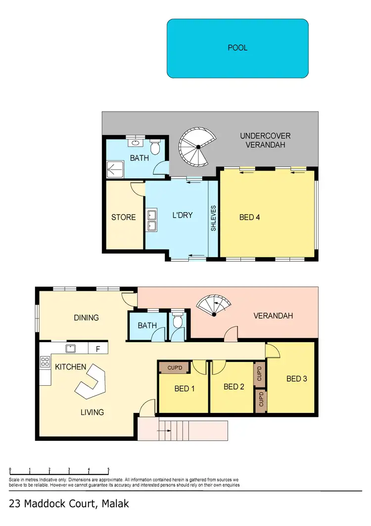 Floorplan of Homely house listing, 23 Maddock Court, Malak NT 812