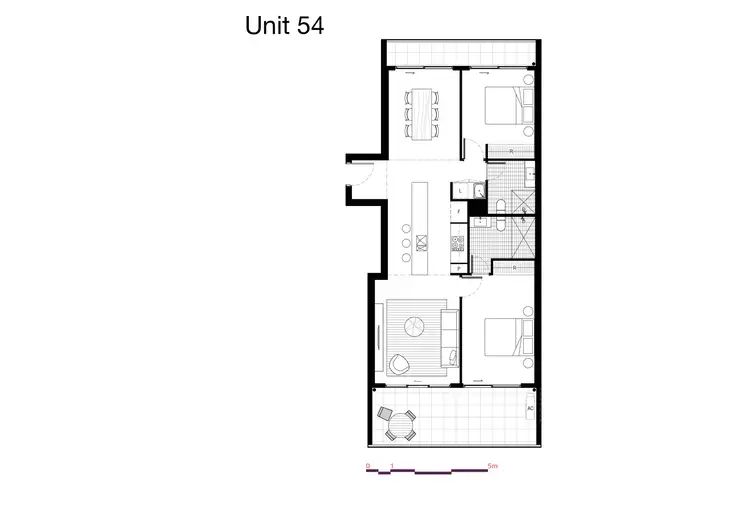 Floorplan of Homely apartment listing, 54/14 Hoolihan Street, Denman Prospect ACT 2611