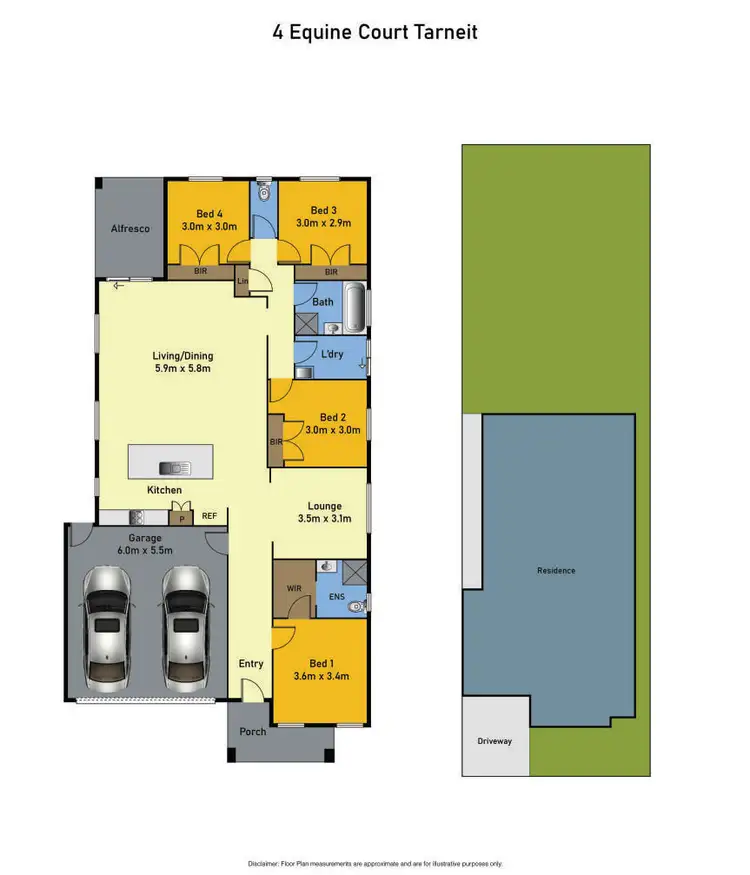 Floorplan of Homely house listing, 4 Equine Court, Tarneit VIC 3029