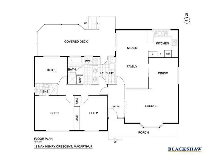 Floorplan of Homely house listing, 18 Max Henry Crescent, Macarthur ACT 2904