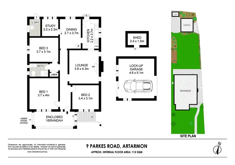 Floorplan of Homely house listing, 9 Parkes Road, Artarmon NSW 2064