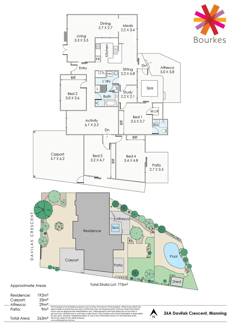Floorplan of Homely semi-detached listing, 26A Davilak Crescent, Manning WA 6152