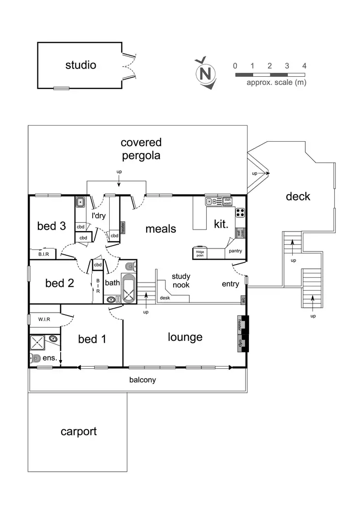 Floorplan of Homely house listing, 7 Lookout Road, Kalorama VIC 3766