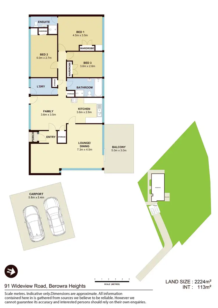 Floorplan of Homely house listing, 91 Wideview Road, Berowra Heights NSW 2082