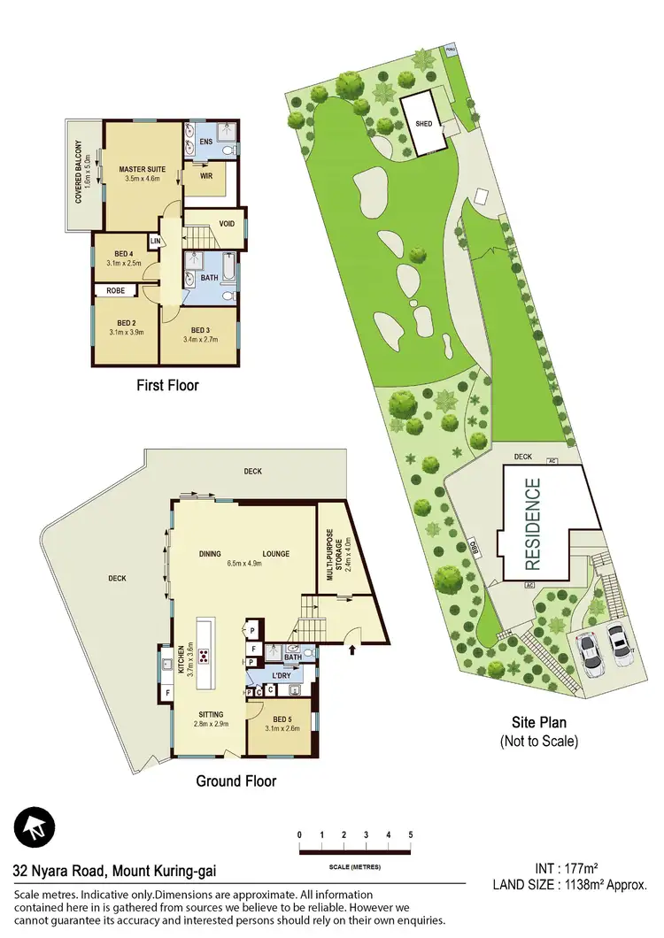 Floorplan of Homely house listing, 32 Nyara Road, Mount Kuring-Gai NSW 2080