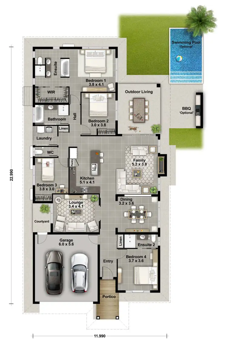 Floorplan of Homely house listing, 14 Reuben Avenue, Northcrest, Berrimah NT 828