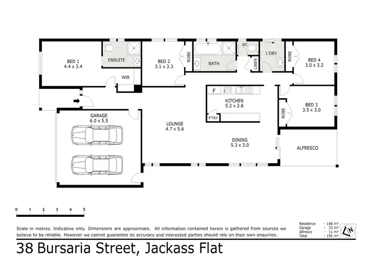 Floorplan of Homely house listing, 38 Bursaria Street, Jackass Flat VIC 3556