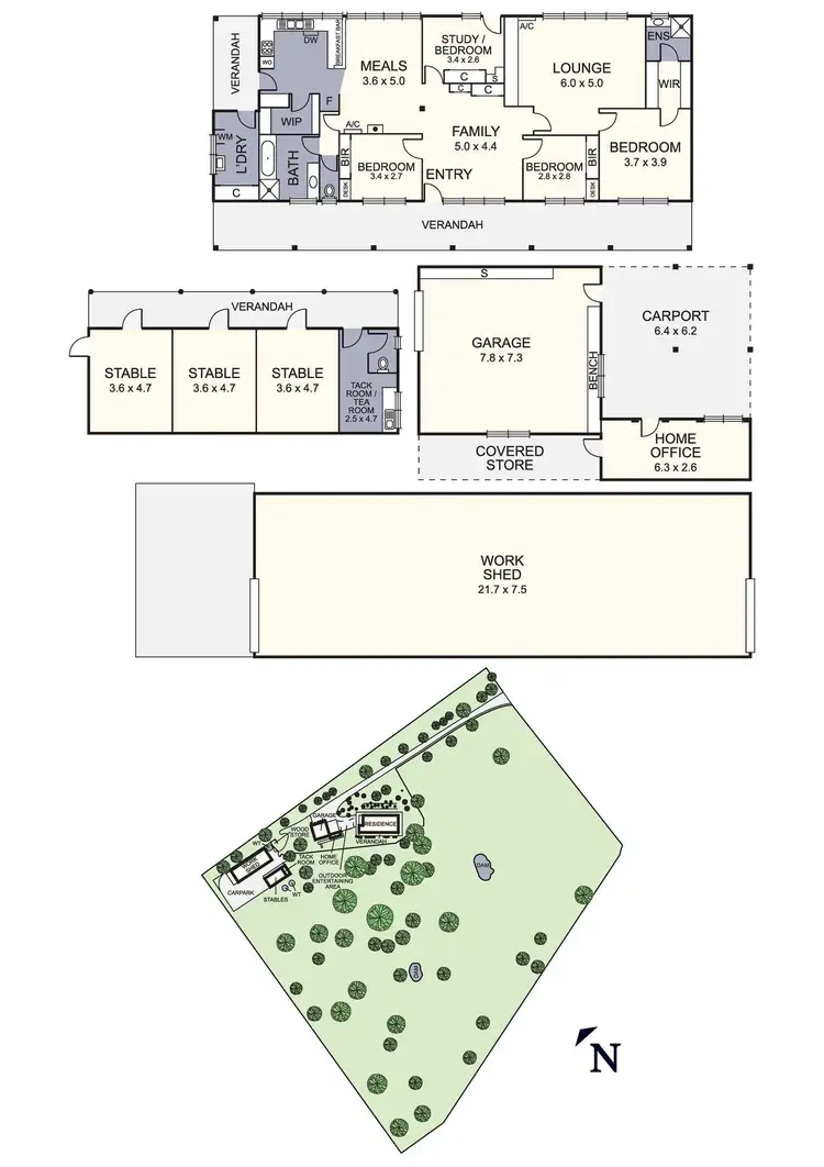 Floorplan of Homely house listing, 3 Thorns Road, Wattle Glen VIC 3096