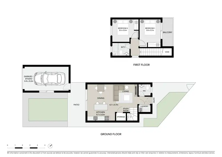 Floorplan of Homely townhouse listing, 14/6-12 Kita Road, Berowra Heights NSW 2082