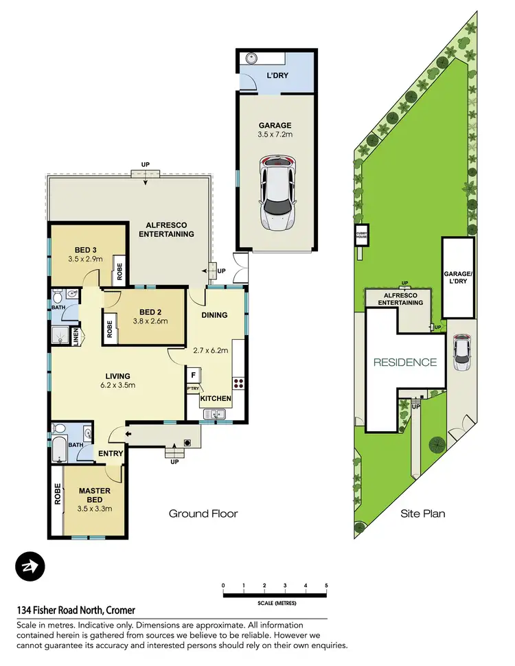 Floorplan of Homely house listing, 134 Fisher Road North, Cromer NSW 2099